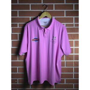 Happy Dad E11EVEN Golf Classic Polo Shirt Men's XL Pink Performance Golf